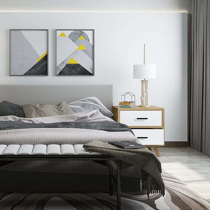 homdiy 100 Pack 11-5/16 Inch Black Cabinet Pulls Matte Black Cabinet Pulls Stainless Steel Drawer Dresser Handles 288mm Square Drawer Handles Stainless Steel Dresser Hardware Cupboard Square Hardware